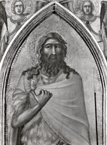 Anonimo — Lorenzetti Pietro - sec. XIV - San Giovanni Battista — particolare